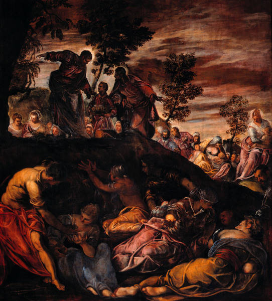Tintoretto, Wunderbare Brotvermehrung from 