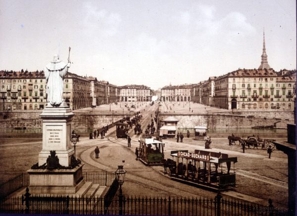 Turin, Piazza Vittorio Emanuele from 