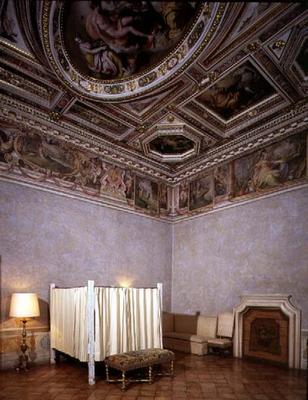 The 'Sala delle Muse' (Hall of the Muses) designed by Nanni di Baccio Bigio (d.1568) and Bartolommeo from 