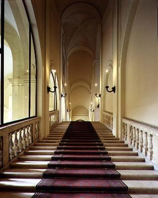 The 'Scalone d'Onore' (Stairs of Honour) designed by Flaminio Ponzio (c.1560-1613) (photo) from 