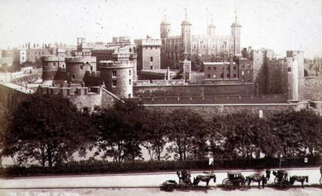 The Tower of London (sepia photo) from 