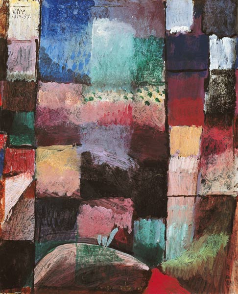Composition: Motif from Hammamet, 1914 (no 57) (oil on cardboard)  from 