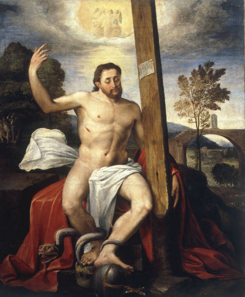 Unbek.Maler, Auferstandener Christus from 