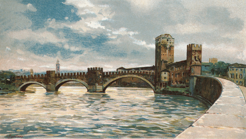 Verona, Ponte Scaligero from 