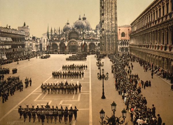 Venedig, S.Marco, Parade from 