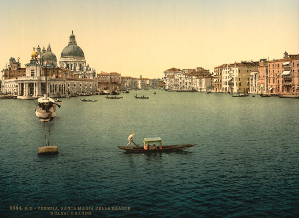 Venedig, S.Maria della Salute,Canal Gr from 