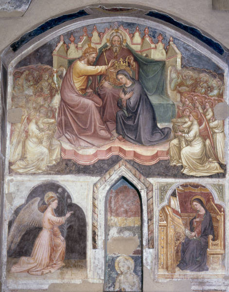 Verona, St.Stefano, Kroenung Mariae from 