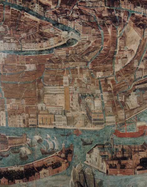 Venedig, Vogelschau, um 1600 from 