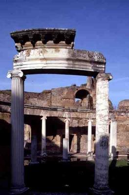 View of a colonnade, Roman, 2nd century AD (photo) from 