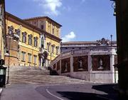 View of the facade from Via della Dataria, designed by Domenico Fontana (1543-1607) Carlo Maderno (1