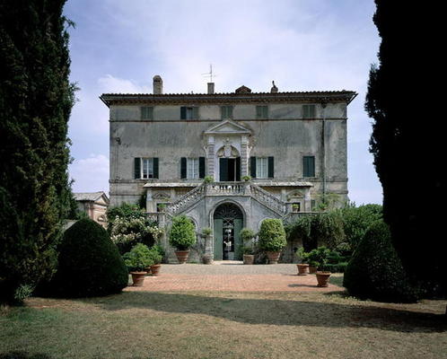 View of the garden facade, designed by Carlo Fontana (1634-1714) 1680 (photo) from 