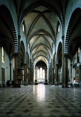 View of the interior designed by Jacopo Talenti (c.1300-62) from 