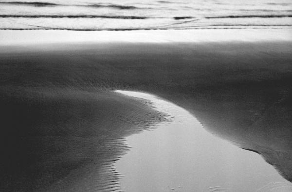 Water on sand (b/w photo)  from 