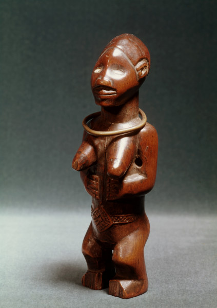 Weibl. Figur, Pende, Kongo / Holz from 