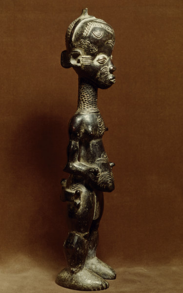 Weibliche Figur, Luluwa, Kongo / Holz from 