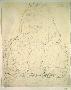 Woman sitting on the ground, wearring a petticoat, head cut off above the nose, 1906, (no 2) (pencil