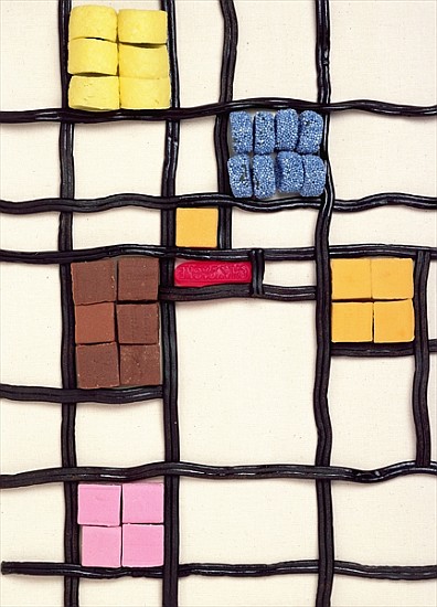 Allsorts 1 (after Mondrian) 2003 (colour photo)  from Norman  Hollands