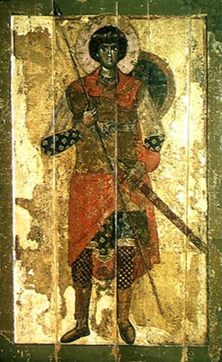 Icon of St. George from Novgorod School