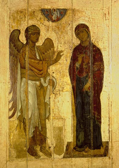 The Ustiug Annunciation from Novgorod School