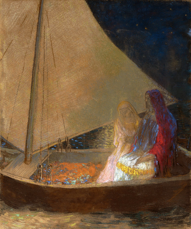 The Barque from Odilon Redon