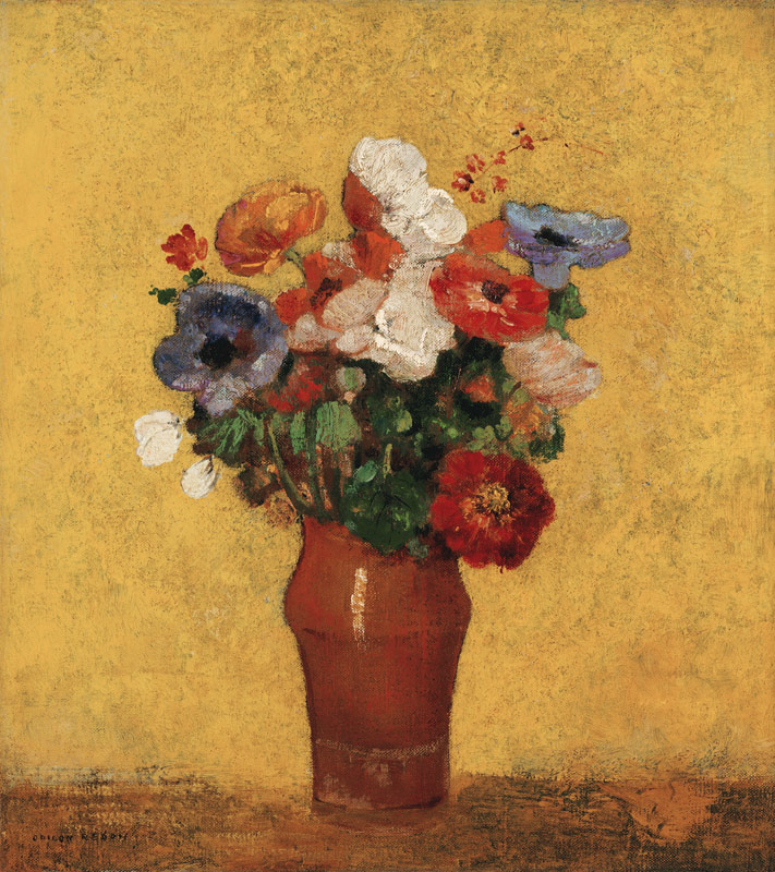 Flowers from Odilon Redon