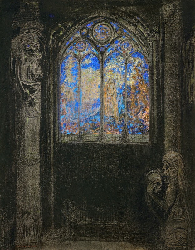 The Stained Glass Window from Odilon Redon