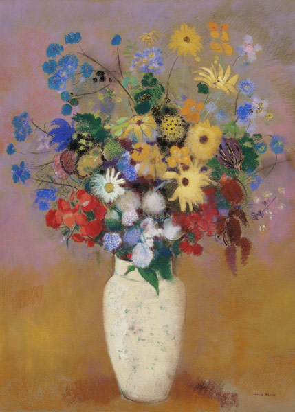 Vase of Flowers from Odilon Redon