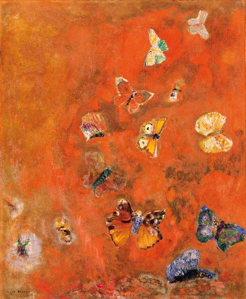 Evocation of Butterflies from Odilon Redon