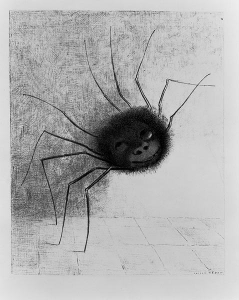 The Laughing Spider, c.1881 (litho) from Odilon Redon