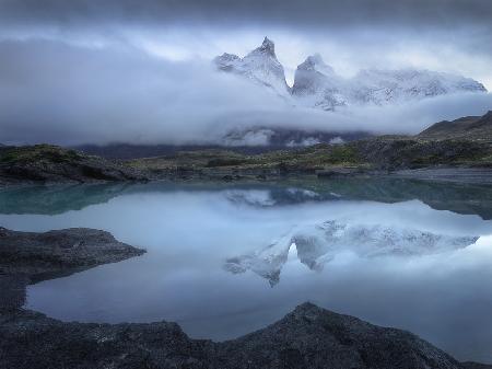 Nebel in Patagonien