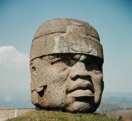 Colossal Head 1 from San Lorenzo, Veracruz, Mexico, preclassic from Olmec