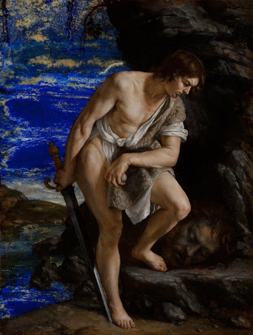 David with the Head of Goliath from Orazio Gentileschi