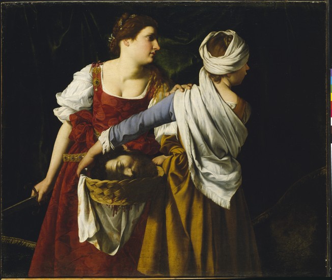 Judith and Her Maidservant with the Head of Holofernes from Orazio Gentileschi