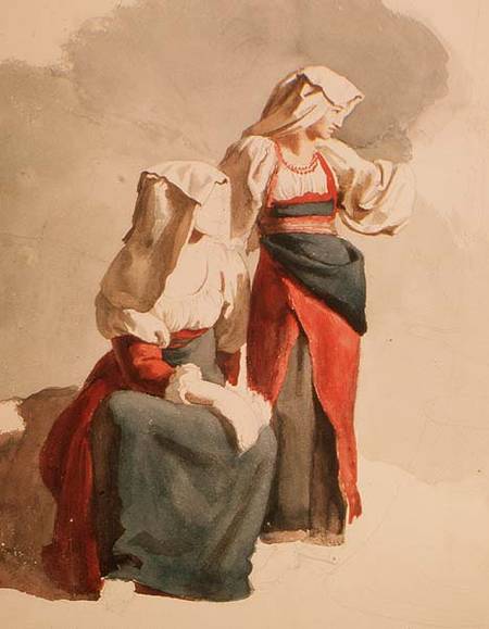 Italian Peasant Girls from Orest Adamovich Kiprensky