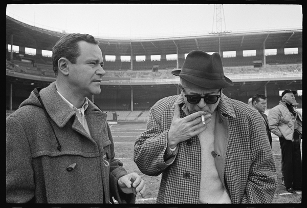 Billy Wilder and Jack Lemmon on the set of The Fortune Cookie from Orlando Suero
