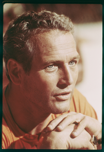 Paul Newman on the set of The Towering Inferno from Orlando Suero