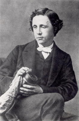 Portrait of Lewis Carroll (1832-98) (b/w photo) from Oscar Gustav Rejlander