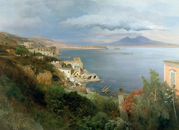 Blick über den Golf von Neapel from Oswald Achenbach