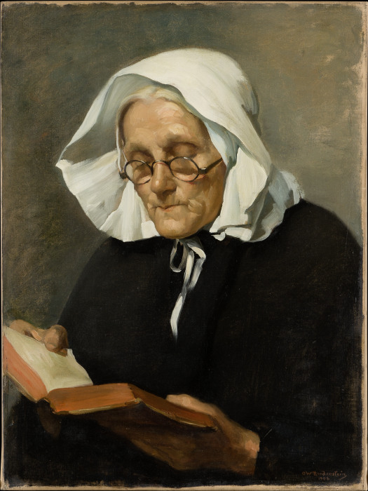 Lesende alte Frau from Ottilie Roederstein