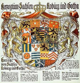 Herzogtum Sachsen Koburg und Gotha / Herzoge von Sachsen-Koburg und Gotha