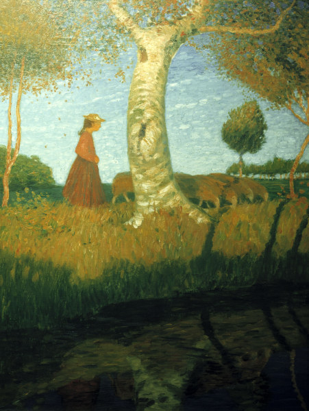 Sunny Autumn Day from Otto Modersohn