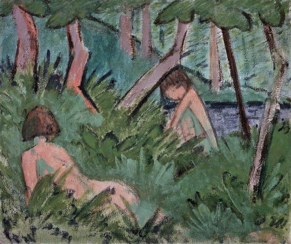 Zwei Mädchen im Walde from Otto Mueller