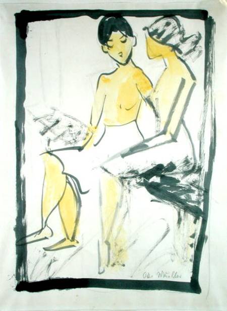 Seated Girls from Otto Mueller
