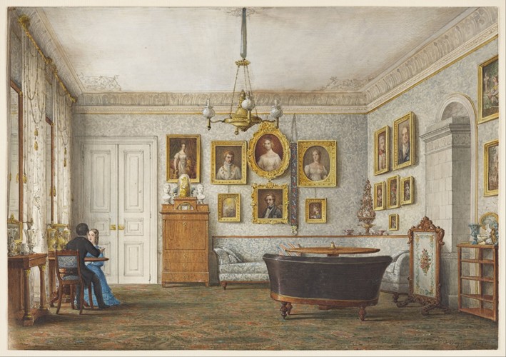 Salon in a Residence of the Duke of Leuchtenberg from Otto Wagner