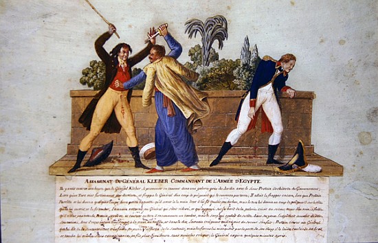 The Assassination of General Kleber by a Fanatic, 14th June 1800 from P. A. Lesueur