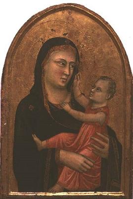 Madonna and Child (tempera on panel) from Pacino  di Buonaguida