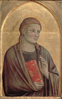 St. John the Evangelist (tempera on panel) from Pacino  di Buonaguida