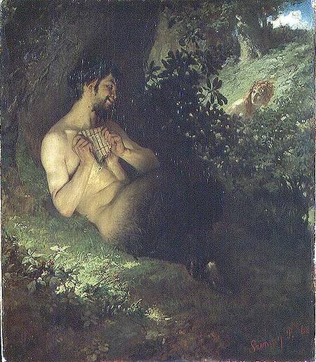 Faun and Nymph from Pal Szinyei Merse