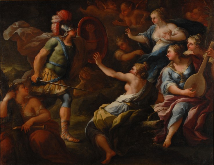 Achilles Discovered by Ulysses Among the Daughters of Lycomedes at Skyros from Paolo de Matteis