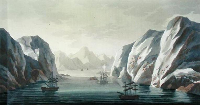 Seeking the North West Passage - the British Voyage to Spitzbergen, 1818, from 'Le Costume Ancien et from Paolo Fumagalli